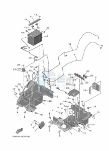 YXF850E YX85FPAN (BARK) drawing ELECTRICAL 2