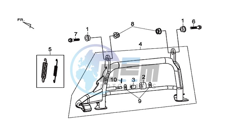 MAIN STAND ASSY