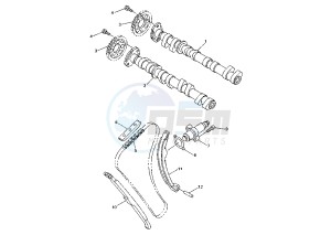 YZF R6 600 drawing CAMSHAFT -CHAIN