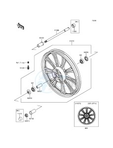 VULCAN 900 CUSTOM VN900CEFA GB XX (EU ME A(FRICA) drawing Front Hub