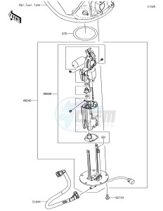 Z1000 ZR1000HHF XX (EU ME A(FRICA) drawing Fuel Pump