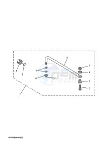 F225NCA-2019 drawing STEERING-ATTACHMENT