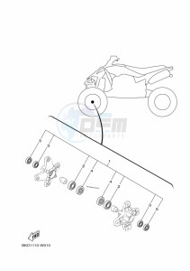 YFZ450R (BKDH) drawing MAINTENANCE PARTS KIT