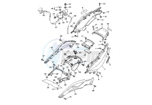 XP T-MAX BLACK MAX 500 drawing REAR BODY