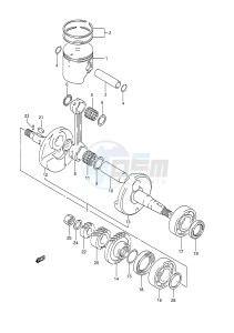 TS200R (E28) drawing CRANK SHAFT