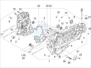 Sport City Street 125 4t 4v e3 drawing Crankcase