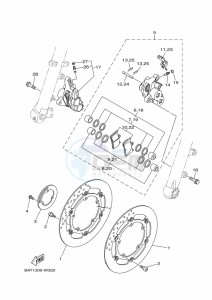 MT-07 MTN690 (BATS) drawing FRONT BRAKE CALIPER