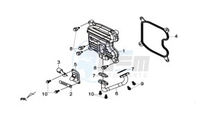 GTS 300i ABS drawing CYLINDER HEAD COVER