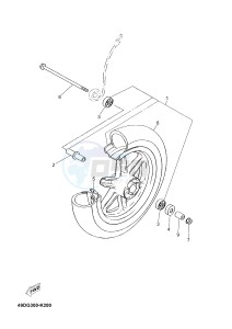 CS50Z MACH G (2ADE) drawing FRONT WHEEL