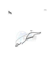 NINJA_250SL BX250AFF XX (EU ME A(FRICA) drawing Accessory(Windshield)