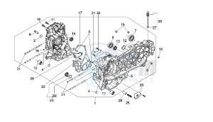 VARIANT SPORT - 125 CC VTHSG000 4T E3 drawing CRANKCASE