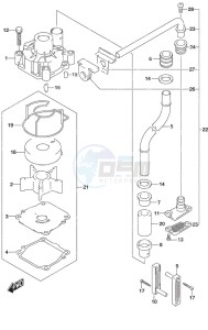 DF 140A drawing Water Pump