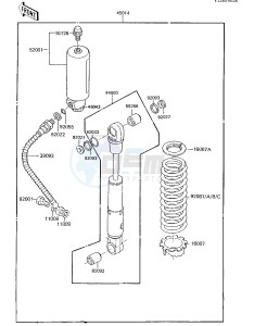 KX 80 E [KX80] (E2-E3) [KX80] drawing SHOCK ABSORBER -- 85 KX80-E3- -