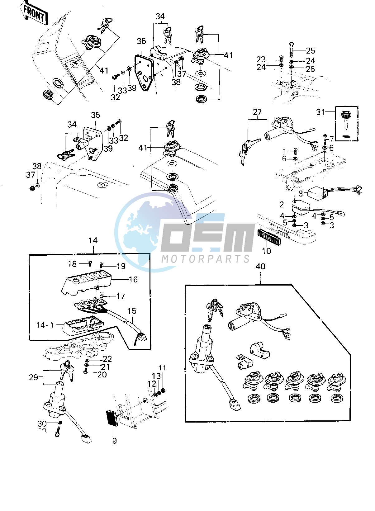 IGNITION SWITCH_LOCKS_REFLECTORS