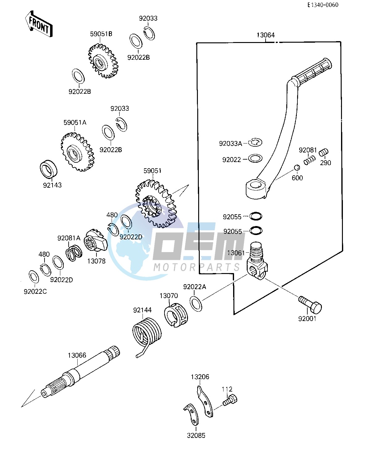 KICKSTARTER MECHANISM