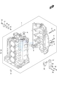 DF 175 drawing Cylinder Block