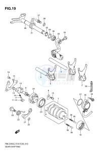 RM-Z450 (E3) drawing GEAR SHIFTING