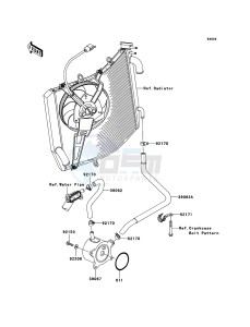 ZZR1400 ABS ZX1400B7F FR GB XX (EU ME A(FRICA) drawing Oil Cooler