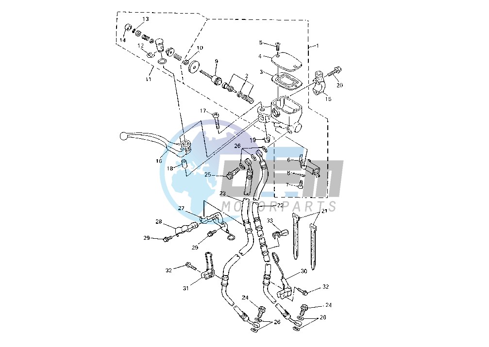 FRONT MASTER CYLINDER MY98-02