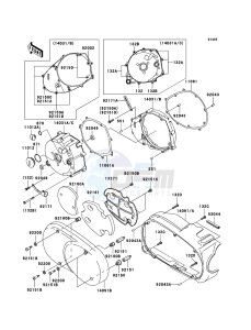 VN1600_CLASSIC VN1600-A3H GB XX (EU ME A(FRICA) drawing Left Engine Cover(s)