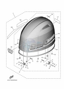 F100B drawing FAIRING-UPPER