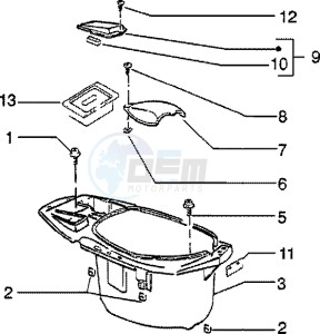 Zip 50 SP Euro 2 drawing Case - Helmet