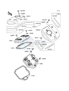 VN900_CLASSIC VN900B8F GB XX (EU ME A(FRICA) drawing Cylinder Head Cover