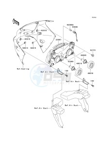 ZX 1200 A [NINJA ZX-12R] (A2) [NINJA ZX-12R] drawing HEADLIGHT-- S- -