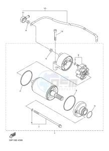 FZ8-SA 800 FZ8-S ABS (1BDA 1BDB) drawing STARTING MOTOR