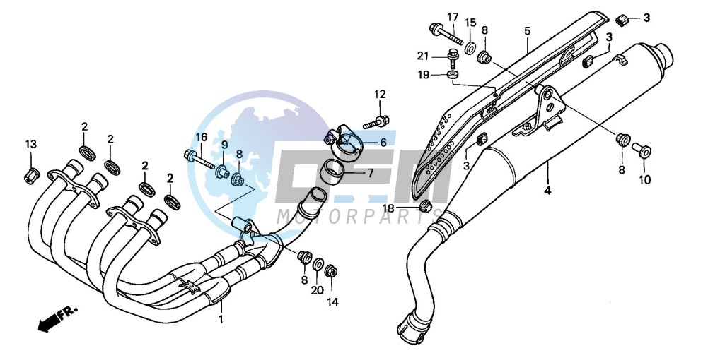 EXHAUST MUFFLER