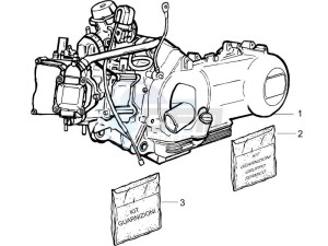 LX 150 4T USA drawing Engine assembly