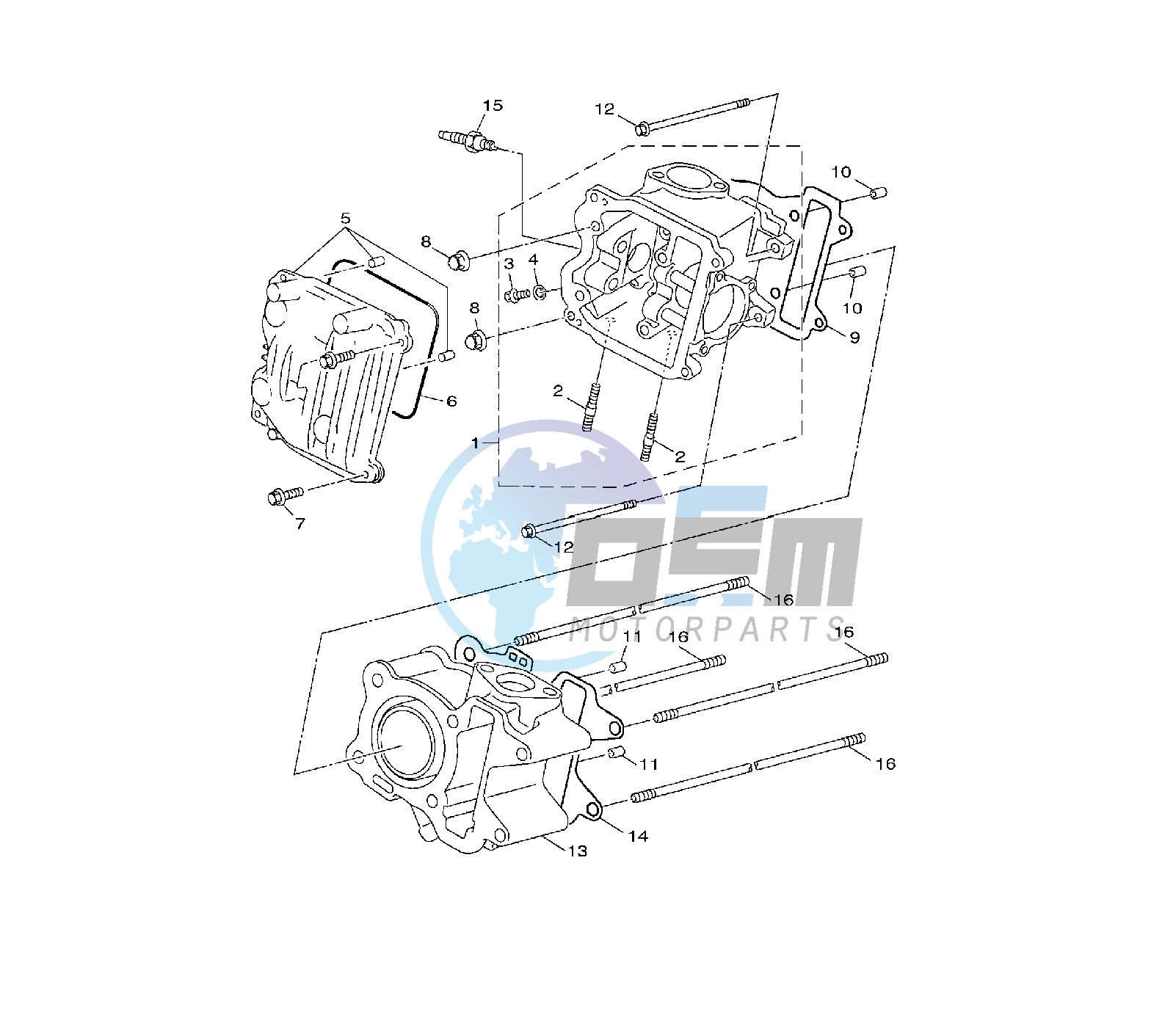 CYLINDER AND HEAD