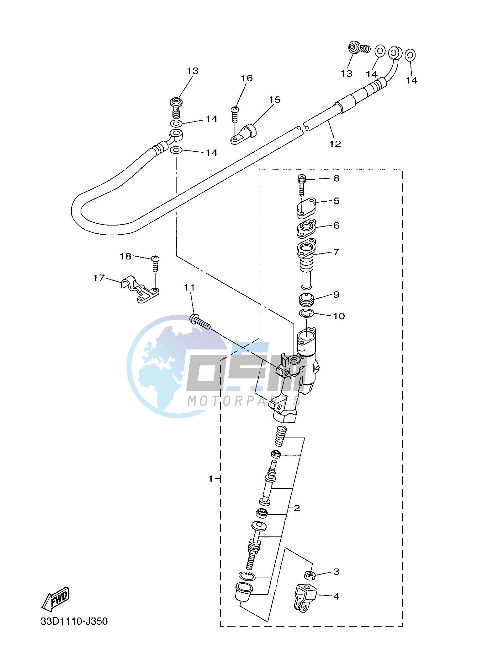 REAR MASTER CYLINDER