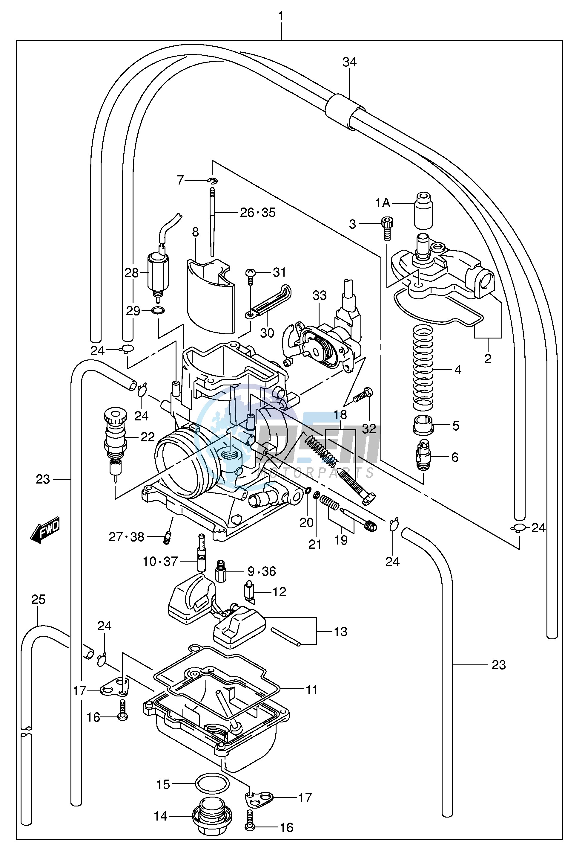 CARBURETOR (MODEL K2)