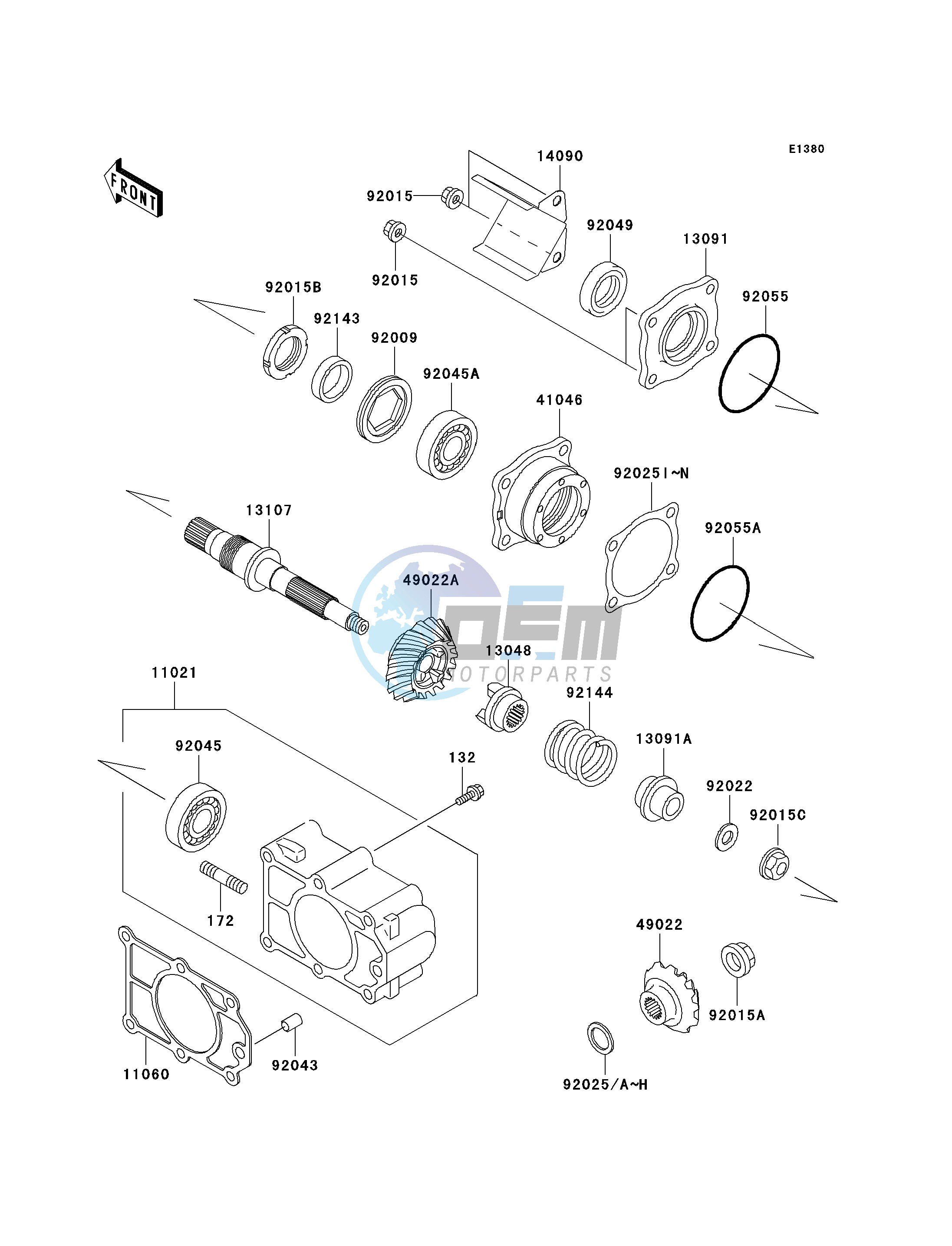 BEVEL GEAR CASE