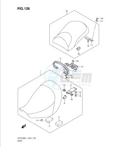 VLR1800 drawing SEAT (VLR1800L1 E19)