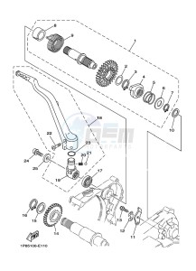 YZ250 (B9UA) drawing STARTER