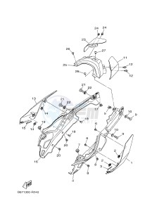 MTN1000 MTN-1000 MT-10 (B67G) drawing SIDE COVER