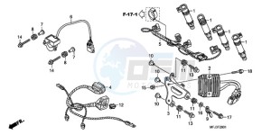 CBR600RRA BR - (BR) drawing SUB HARNESS