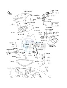 JT 1200 D [STX-12F] (D6F-D7F) D6F drawing HULL FRONT FITTINGS