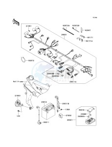 ZR 1000 A [Z1000] (A6F-A6F) A6F drawing CHASSIS ELECTRICAL EQUIPMENT