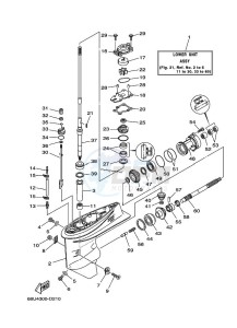 T25TLRD drawing LOWER-CASING-x-DRIVE-1