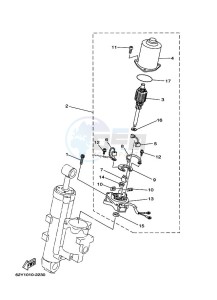 FT50C drawing POWER-TILT-ASSEMBLY-3