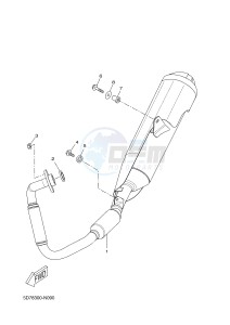 YZF-R125 R125 (5D7K 5D7K 5D7K) drawing EXHAUST