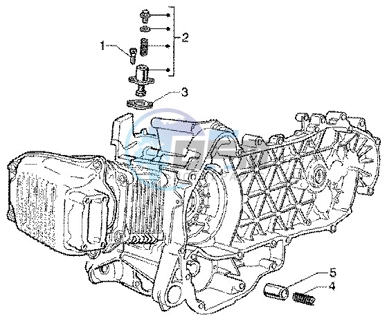 Chain tightener - By-pass valve