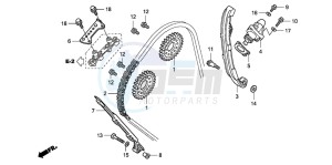 CBF1000S drawing CAM CHAIN/TENSIONER