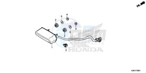 MSX125AH Europe Direct - (ED) drawing TAILLIGHT