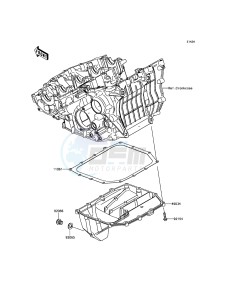 NINJA H2R ZX1000YHF EU drawing Oil Pan