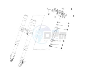 RS4 125 4T drawing Steering