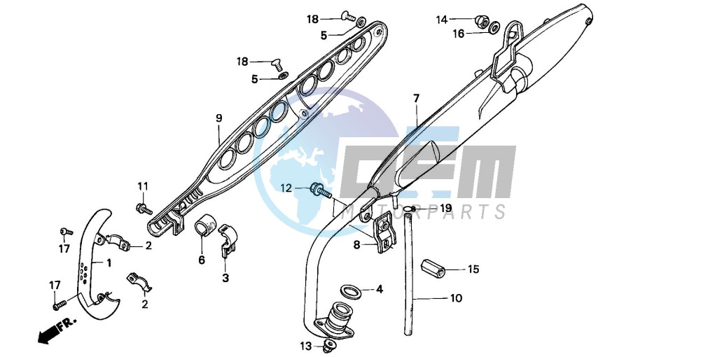 EXHAUST MUFFLER